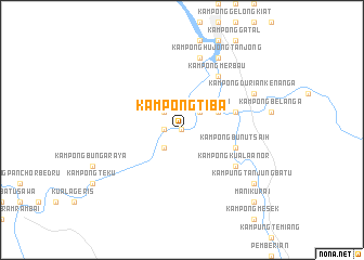 map of Kampong Tiba