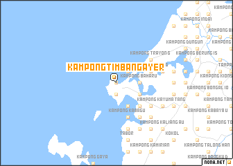 map of Kampong Timbangayer