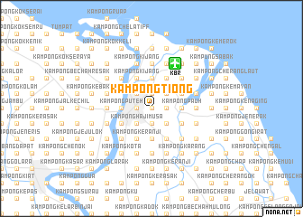 map of Kampong Tiong