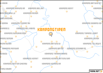 map of Kampong Tipen