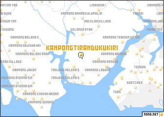 map of Kampong Tiram Duku Kiri