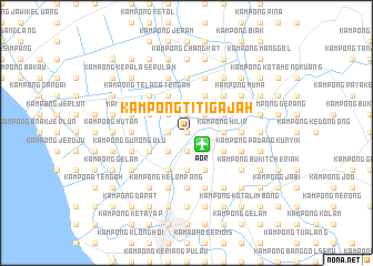 map of Kampong Titi Gajah
