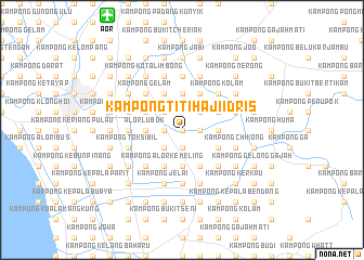 map of Kampong Titi Haji Idris