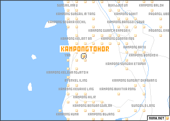 map of Kampong Tohor