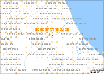 map of Kampong Tok Ajam