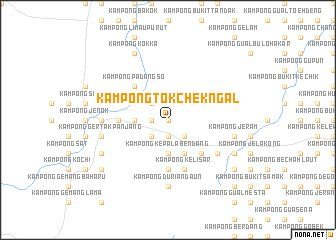 map of Kampong Tok Chek Ngal