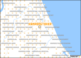 map of Kampong Toker