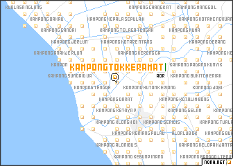 map of Kampong Tok Keramat