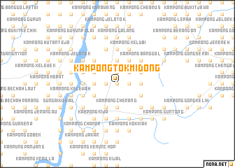 map of Kampong Tok Midong