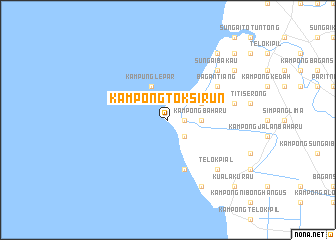 map of Kampong Tok Sirun