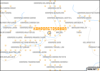 map of Kampong To Saban