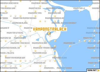 map of Kâmpóng Trâlach