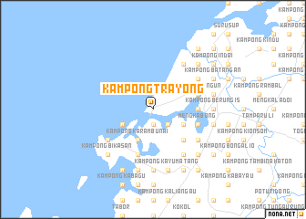 map of Kampong Trayong