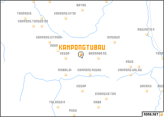 map of Kampong Tubau