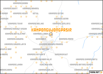 map of Kampong Ujong Pasir