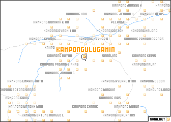 map of Kampong Ulu Gamin