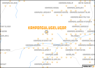 map of Kampong Ulu Gelugor