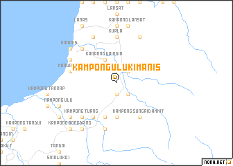 map of Kampong Ulu Kimanis