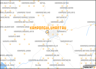 map of Kampong Ulu Mantau