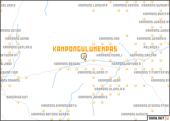 map of Kampong Ulu Mempas