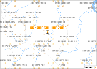 map of Kampong Ulu Merang