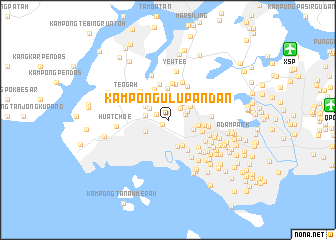 map of Kampong Ulu Pandan