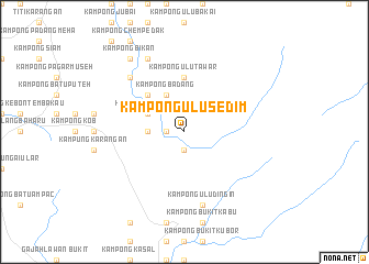 map of Kampong Ulu Sedim