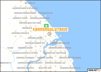 map of Kampong Ulu Takir