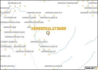 map of Kampong Ulu Tawar