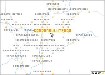 map of Kampong Ulu Temau
