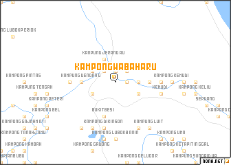 map of Kampong Wa Baharu