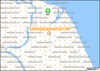 map of Kampong Wakaf Setan