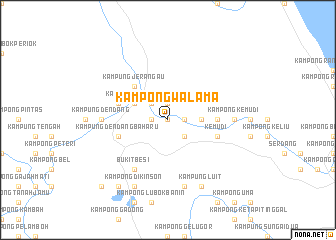 map of Kampong Wa Lama