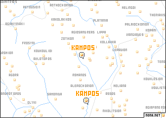 map of Kámpos