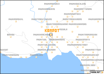 map of Kâmpôt