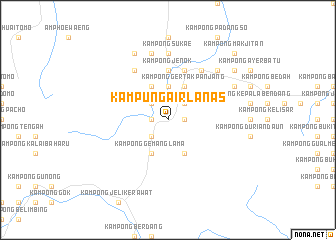 map of Kampung Air Lanas