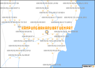 map of Kampung Baharu Batu Empat