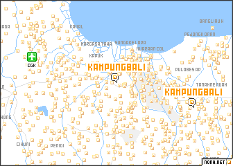 map of Kampungbali