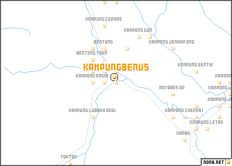 map of Kampung Benus