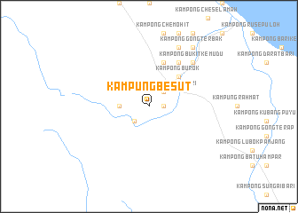 map of Kampung Besut