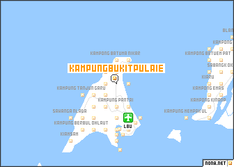 map of Kampung Bukit Pulaie