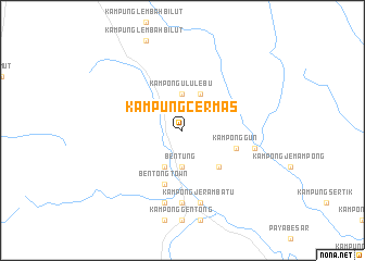 map of Kampung Cermas
