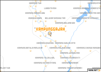 map of Kampung Gajah