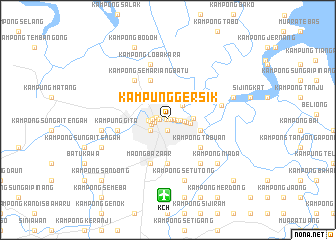 map of Kampung Gersik