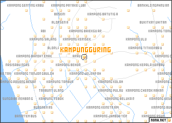 map of Kampung Guring