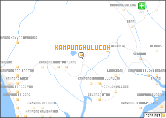 map of Kampung Hulu Coh