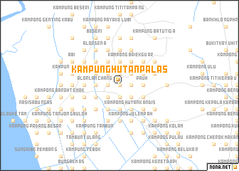 map of Kampung Hutan Palas