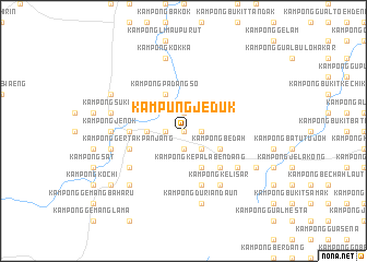 map of Kampung Jeduk