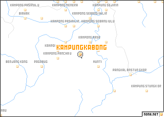 map of Kampung Kabong