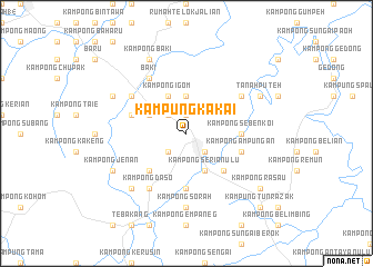 map of Kampung Kakai